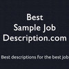 Best Sample Job Description